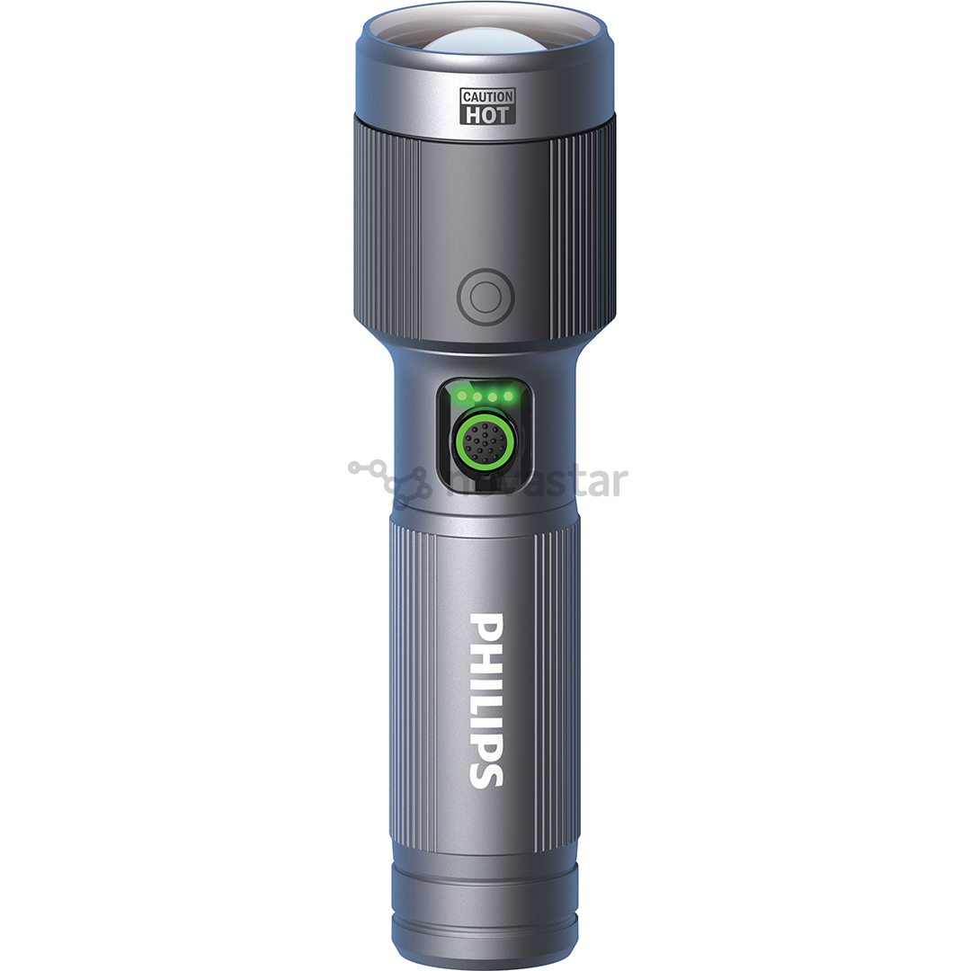 Philips Torch, 1500 лм, 30 Вт, серый - Светодиодный фонарик