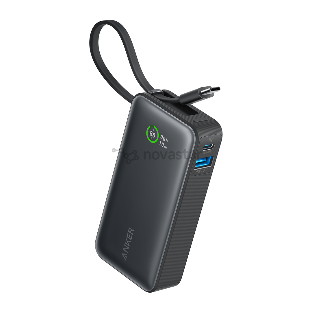 Anker Nano, 30 W, black - Power bank