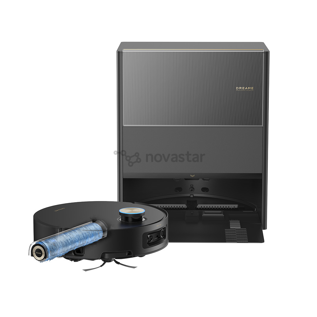 Dreame Aqua10 Ultra Roller, wet & dry, juodas - Dulkių siurblys robotas