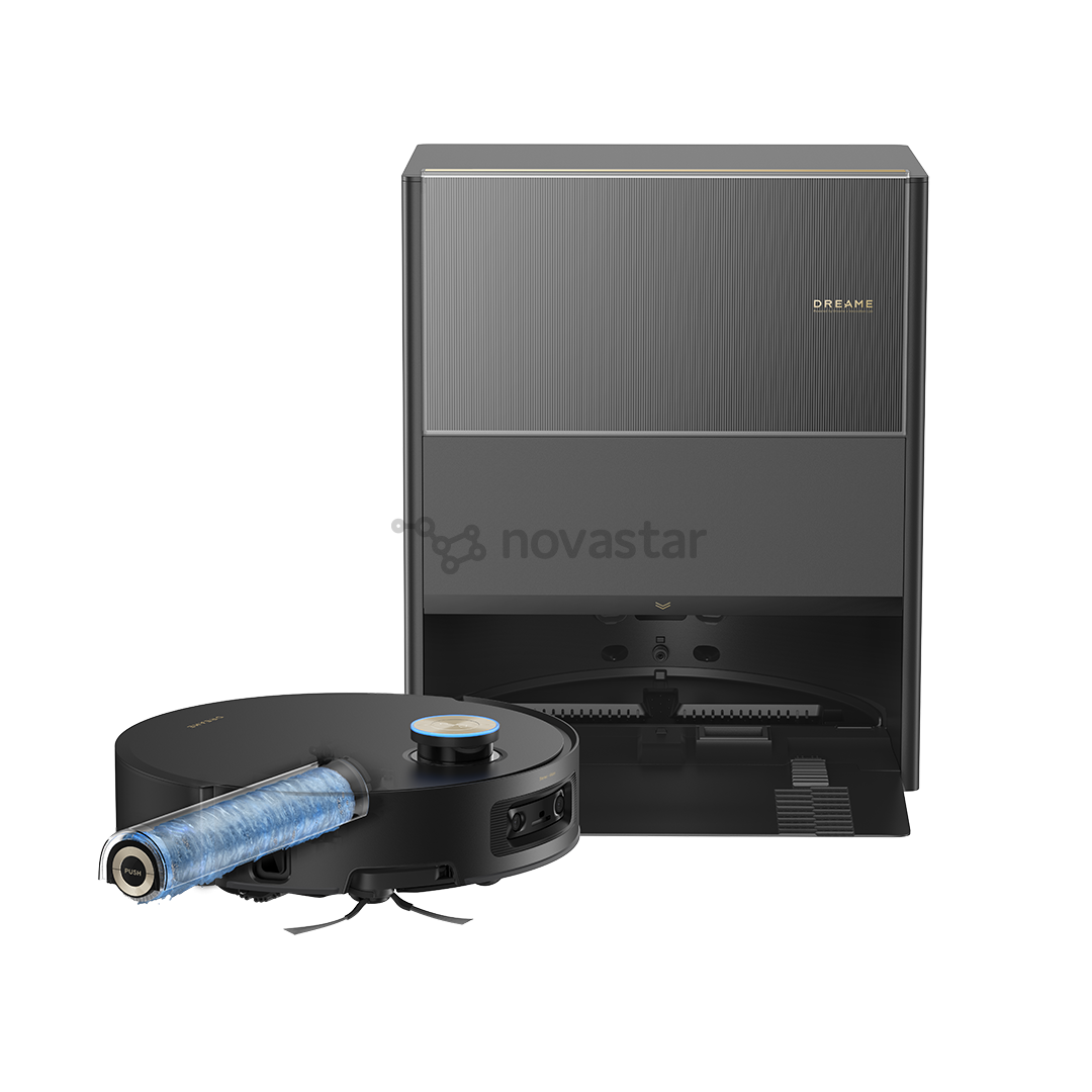 Dreame Aqua10 Ultra Roller, сухая и влажная уборка, черный - Робот-пылесос