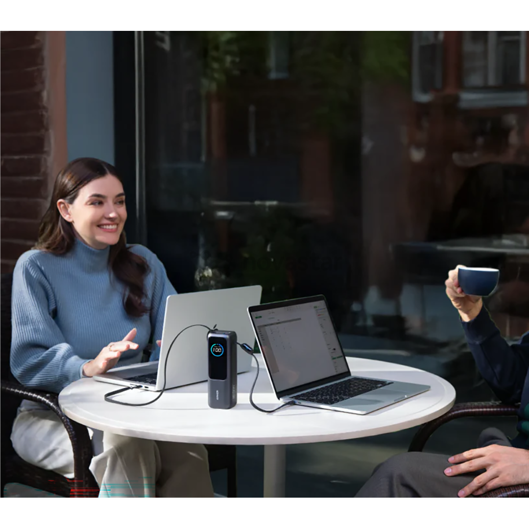 Anker Laptop Power Bank, 25000 мАч, 165 Вт, черный - Внешний аккумулятор