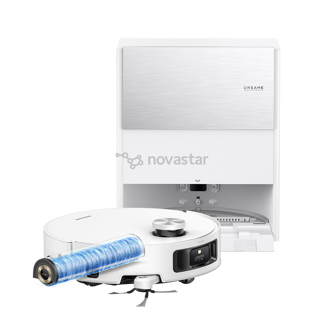 Dreame Aqua10 Roller, wet & dry, baltas - Dulkių siurblys robotas