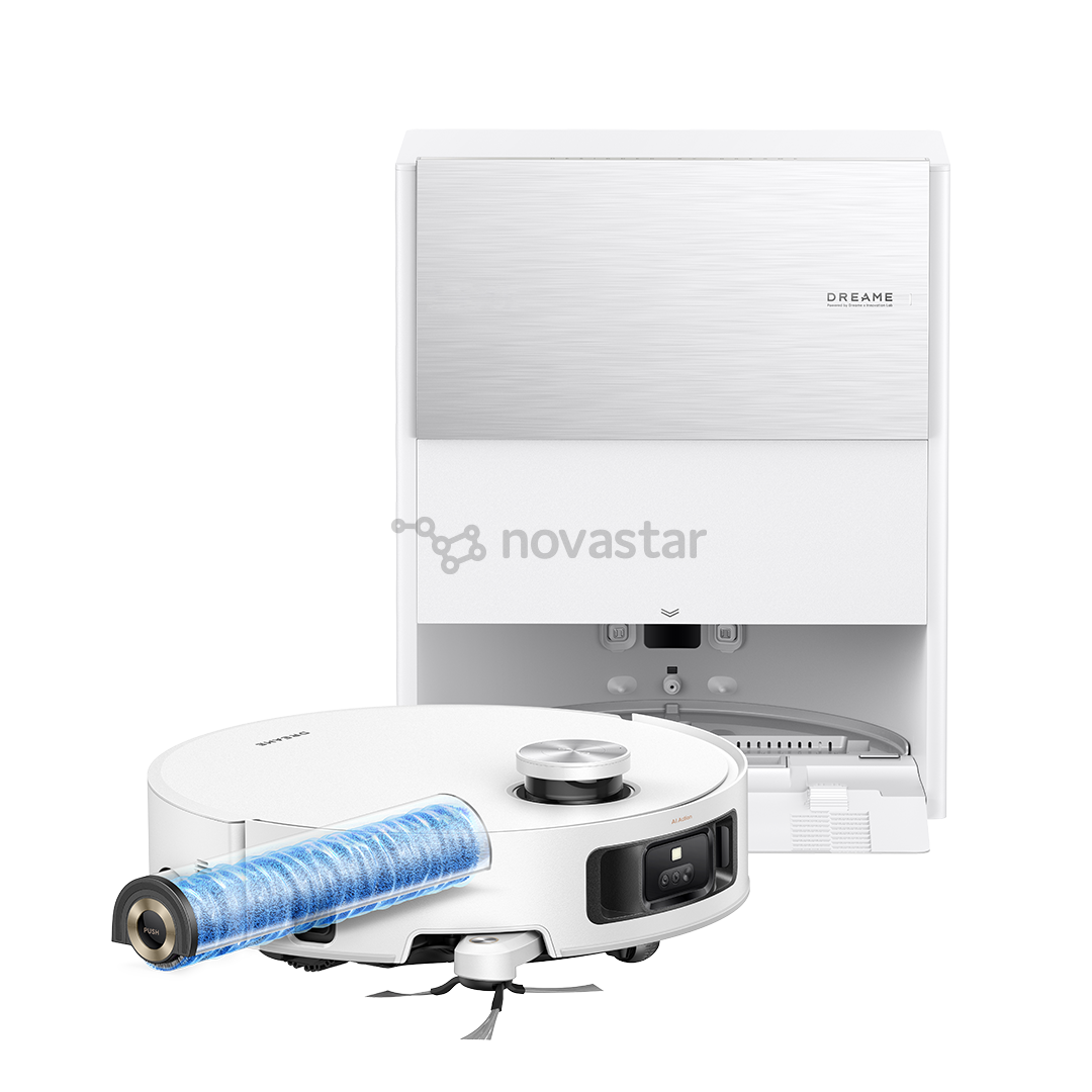 Dreame Aqua10 Roller, wet & dry, baltas - Dulkių siurblys robotas