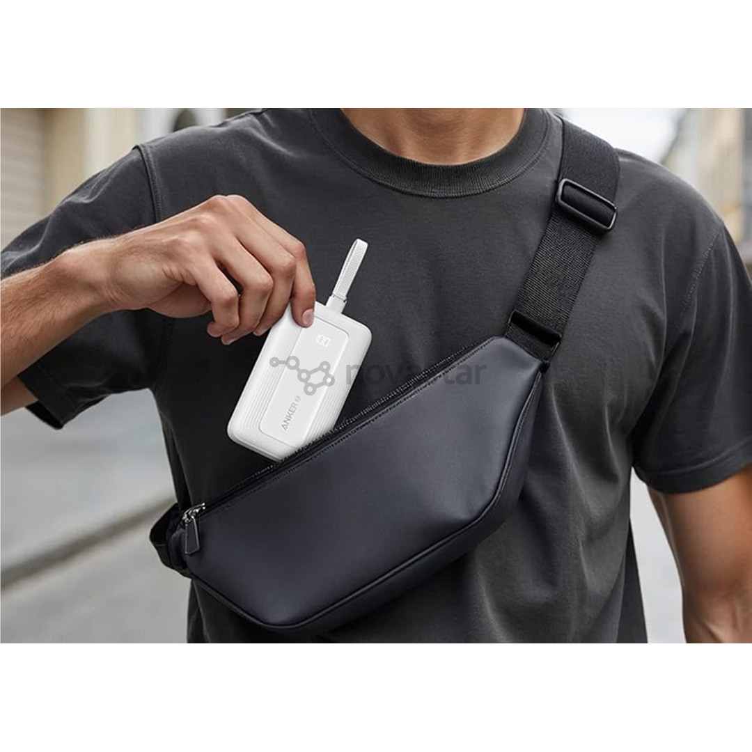 Anker Zolo Power Bank, 30 W, 10000 mAh, balta - Išorinė baterija