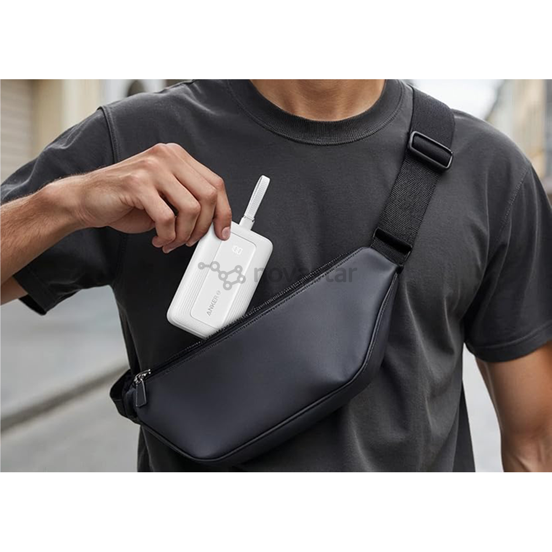 Anker Zolo Power Bank, 30 W, 10000 mAh, balta - Išorinė baterija