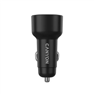 Canyon OnDrive 85, USB-A, USB-C, 83 W, juodas - Automobilinis įkroviklis