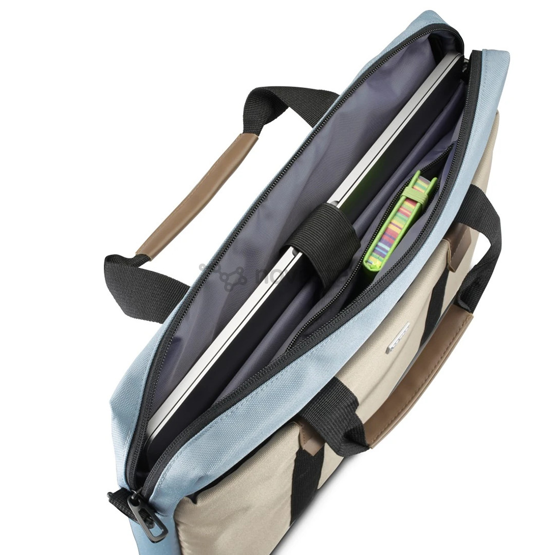 Hama Silvan, 16,2'', šviesiai mėlynas/smėlio spalvos - Nešiojamojo kompiuterio krepšys