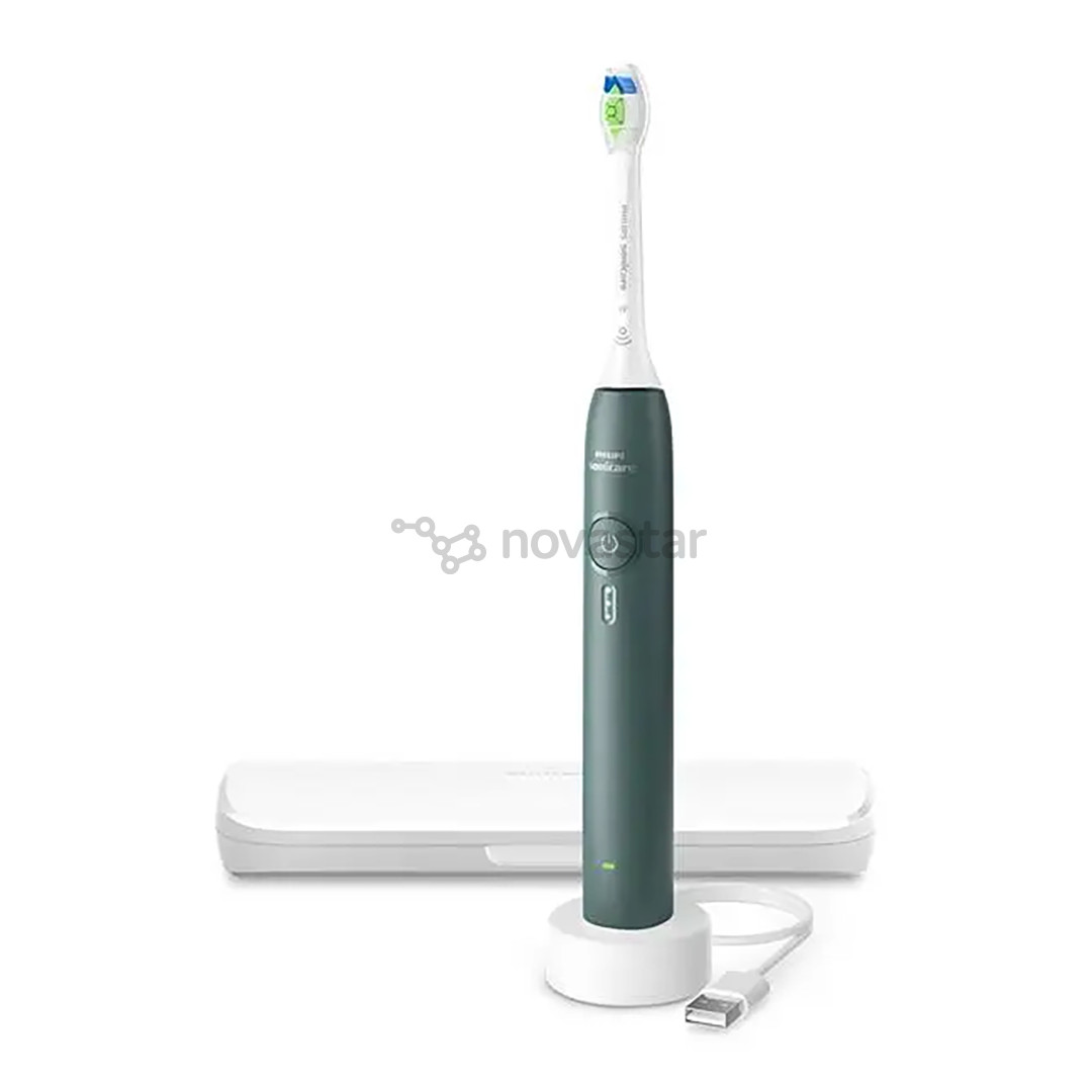 Philips Sonicare 3100 Series, žalias - Elektrinis dantų šepetėlis