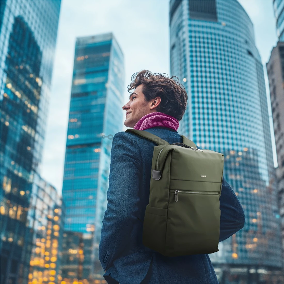 Hama Ultimate, 16,2'', žalia - Nešiojamojo kompiuterio kuprinė