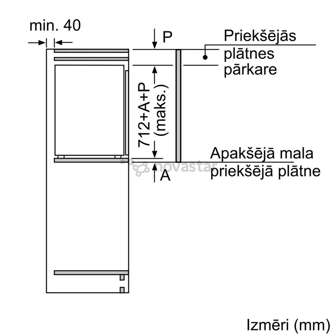 Įmontuojamas šaldiklis Bosch GIV11AFE0