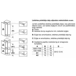 Įmontuojamas šaldiklis Bosch GIV11AFE0