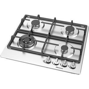 Hisense, plotis 60 cm, nerūdijančio plieno - Įmontuojama dujinė kaitlentė