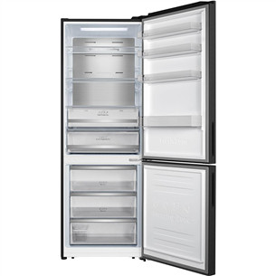 Hisense, NoFrost, 495 L, 200 cm, juodas - Šaldytuvas
