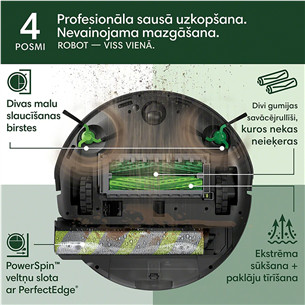 iRobot Roomba® Max 705 Combo, Wet & Dry, juodas - Dulkių siurblys robotas