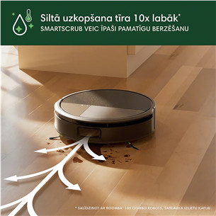 iRobot Roomba® Max 705 Combo, Wet & Dry, juodas - Dulkių siurblys robotas