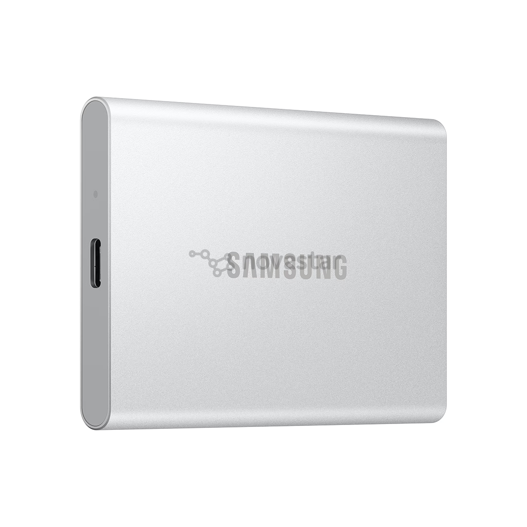 Samsung Portable SSD T7 Resurrected, 1 TB, USB 3.2 Gen 2, silver - External SSD
