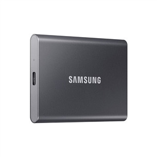 Samsung Portable SSD T7, 4 TB, USB 3.2 Gen 2, gray - External SSD