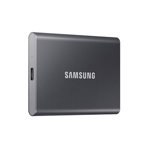 Samsung Portable SSD T7, 4 TB, USB 3.2 Gen 2, gray - External SSD