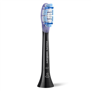 Philips Premium Gum Care, 4 vnt., juodi - Dantų šepetėlių antgaliai