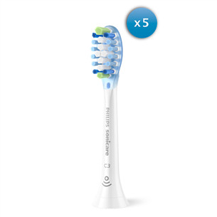 Philips Sonicare Premium Plaque Defence, 5 vnt., balti - Dantų šepetėlių antgaliai HX9045/87