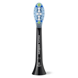 Philips Sonicare Premium Plaque Defence, 5 vnt., juodi - Dantų šepetėlių antgaliai