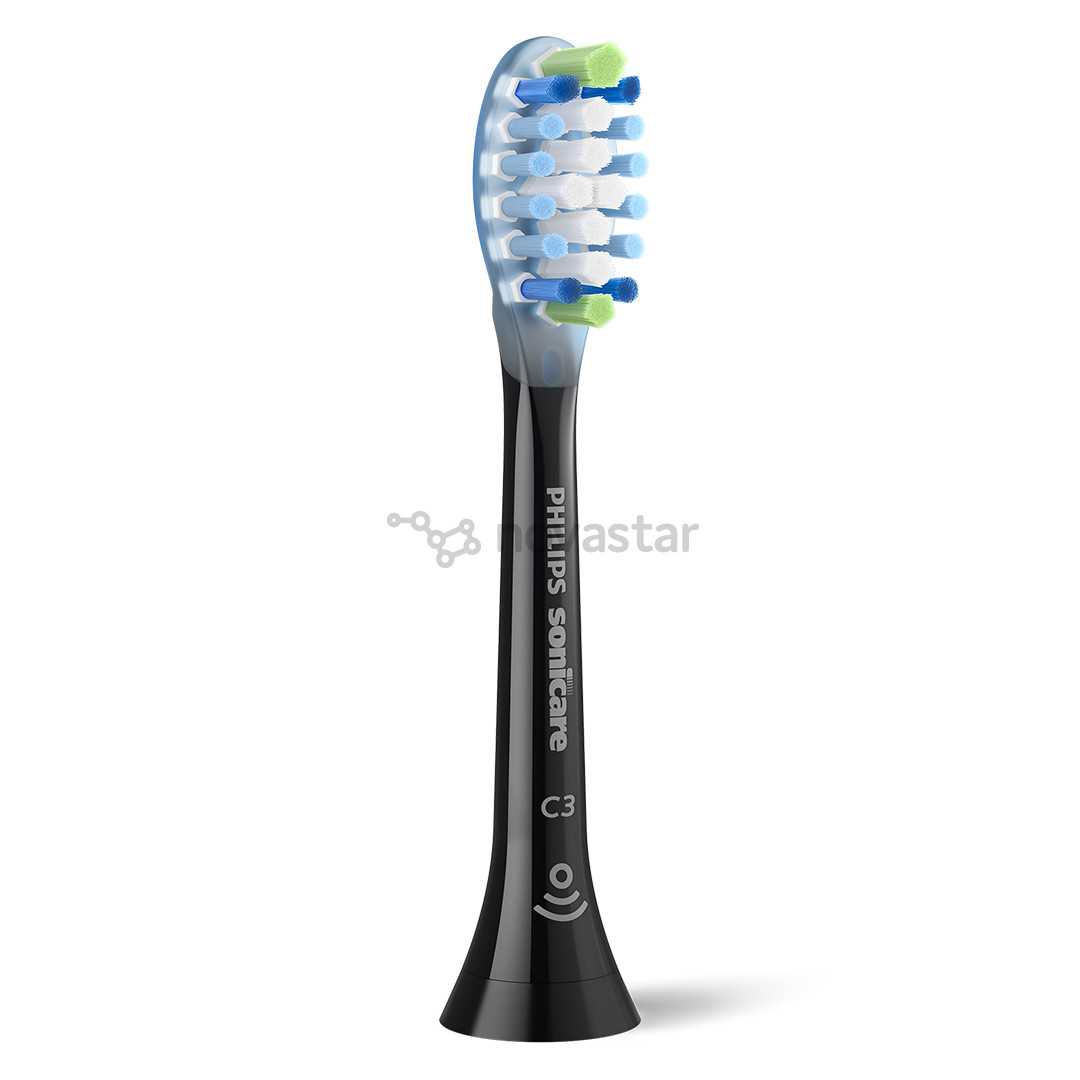 Philips Sonicare Premium Plaque Defence, 5 vnt., juodi - Dantų šepetėlių antgaliai