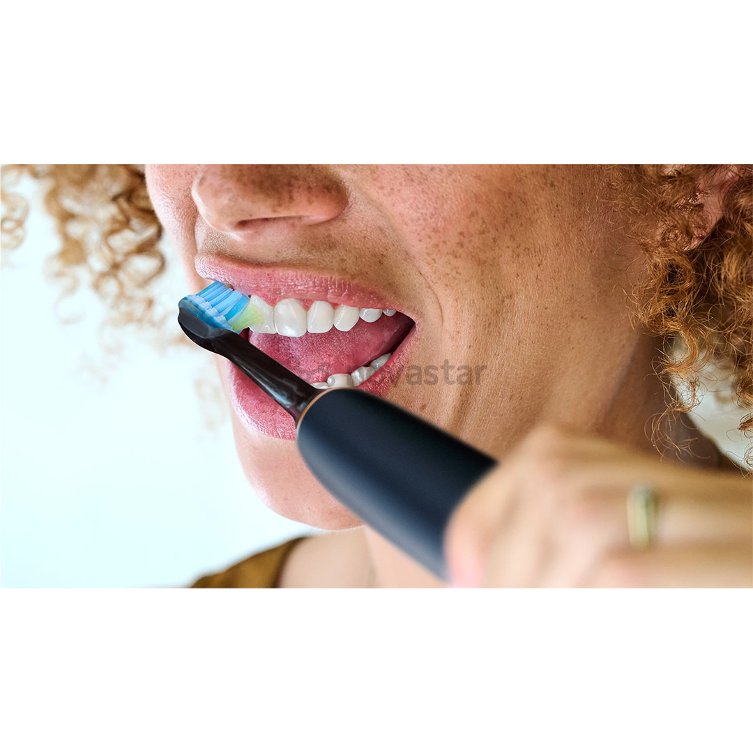 Philips Sonicare Premium Plaque Defence, 5 vnt., juodi - Dantų šepetėlių antgaliai