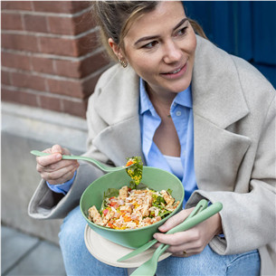 Koziol CONNECT BOX 1.3 L, green - Box with lid