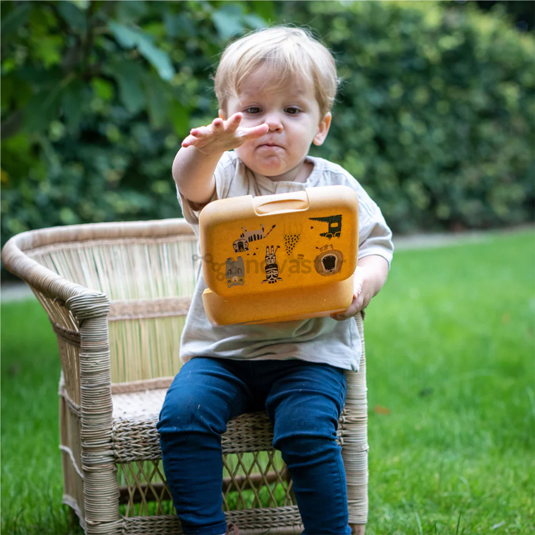 Koziol CANDY L ZOO, brown - Lunch box