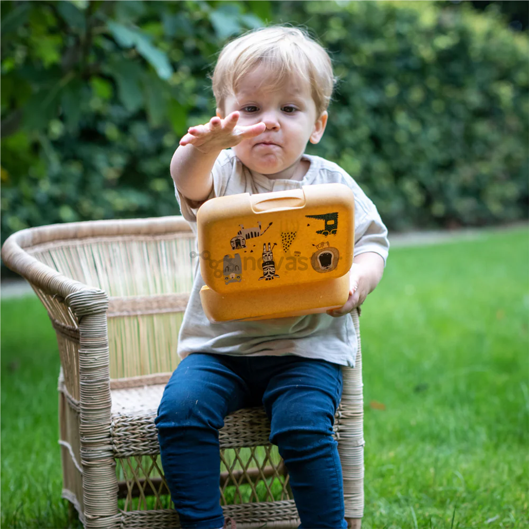 Koziol CANDY L ZOO, brown - Lunch box