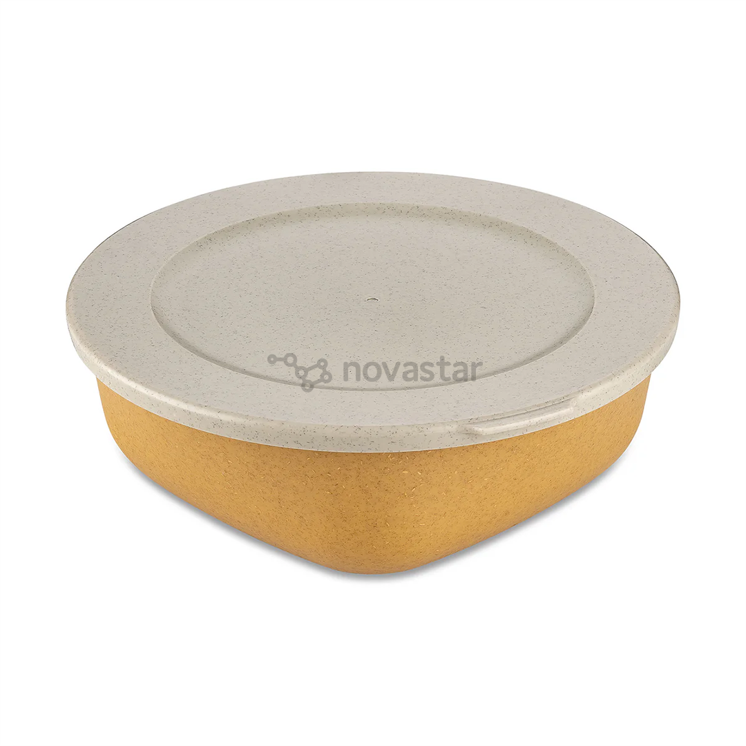 Koziol CONNECT BOX 1.3 L, brown - Box with lid