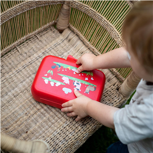 Koziol Candy L Farm, red - Lunch box