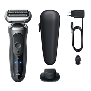 Braun, series 7, Wet & Dry, grey - Shaver