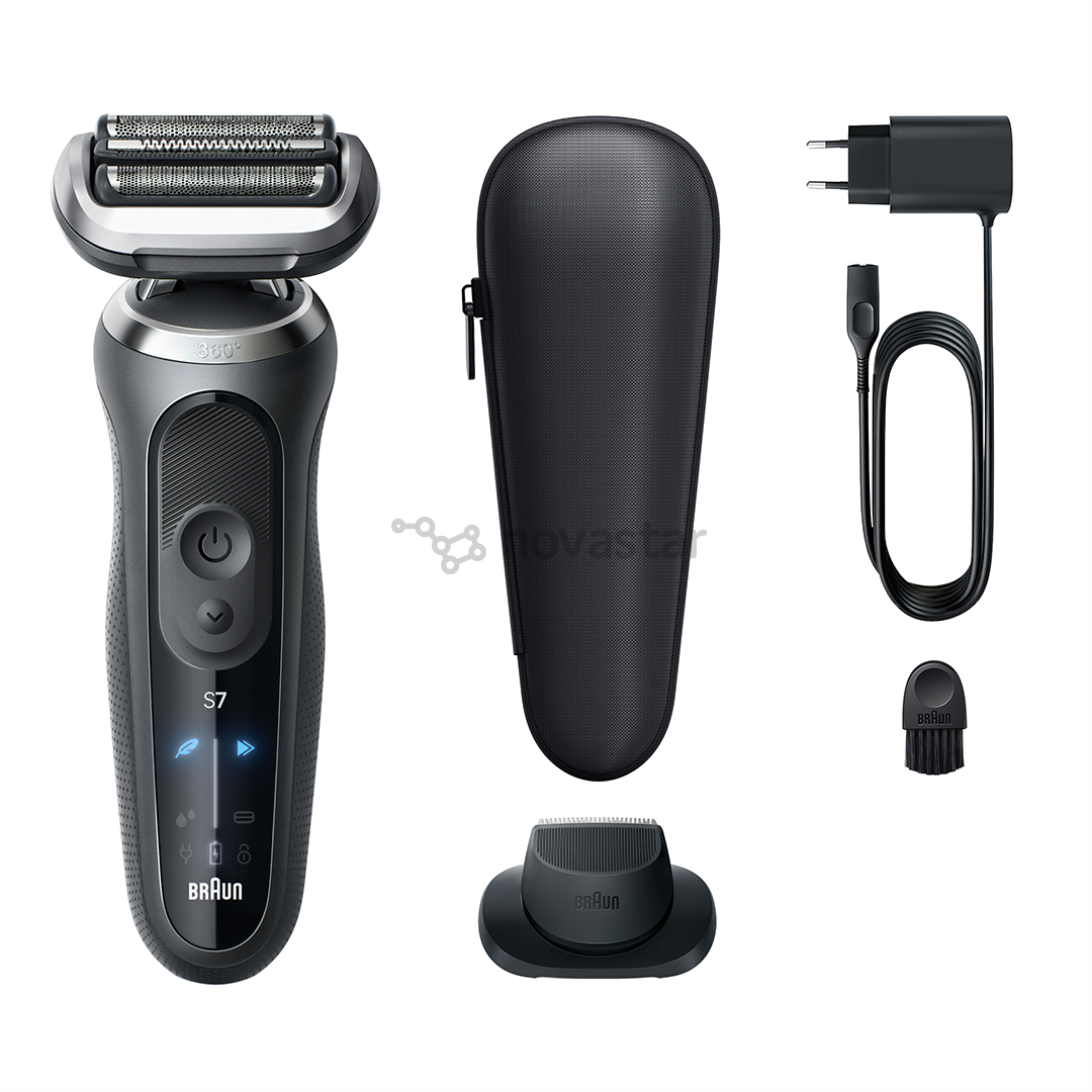 Braun, series 7, Wet & Dry, grey - Shaver