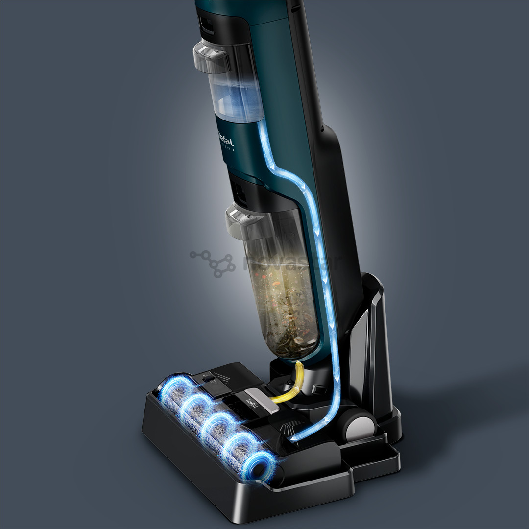 Tefal X-Clean 2, 2-in-1, сухая и влажная уборка, зеленый - Беспроводной пылесос для твердых полов