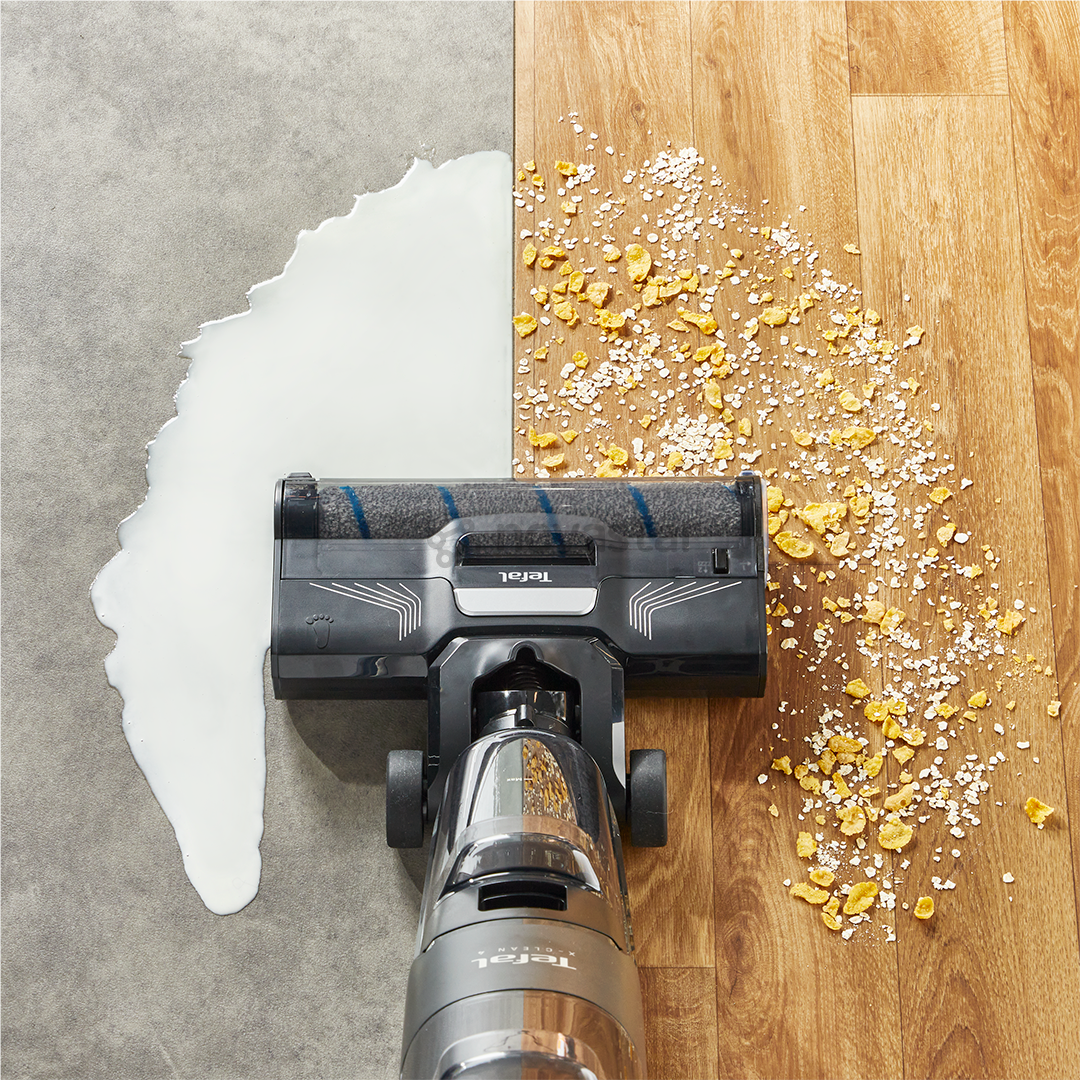 Tefal X-Clean 4, сухая и влажная уборка, серый - Беспроводной пылесос для твердых полов