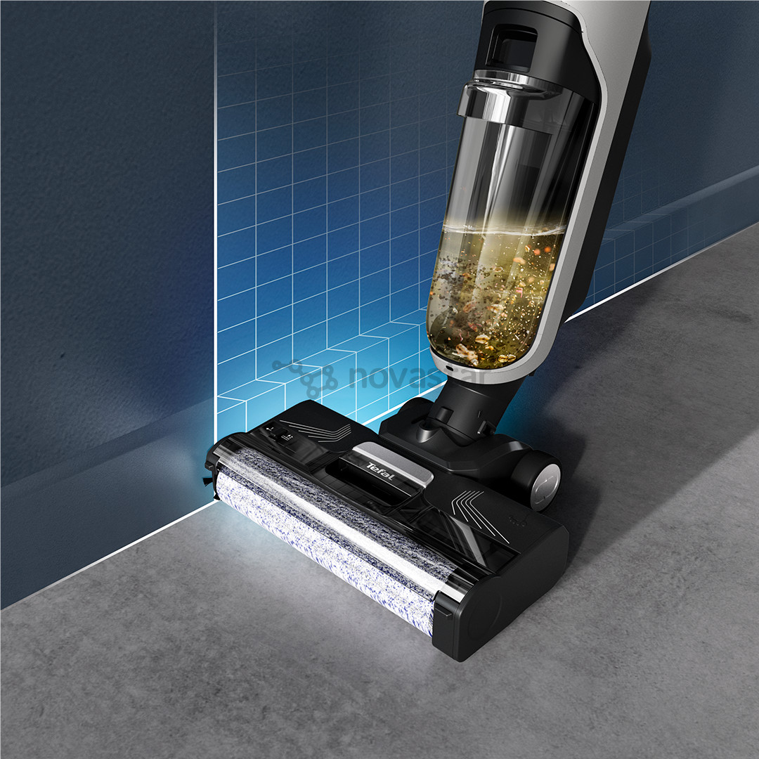 Tefal X-Clean 4, сухая и влажная уборка, серый - Беспроводной пылесос для твердых полов