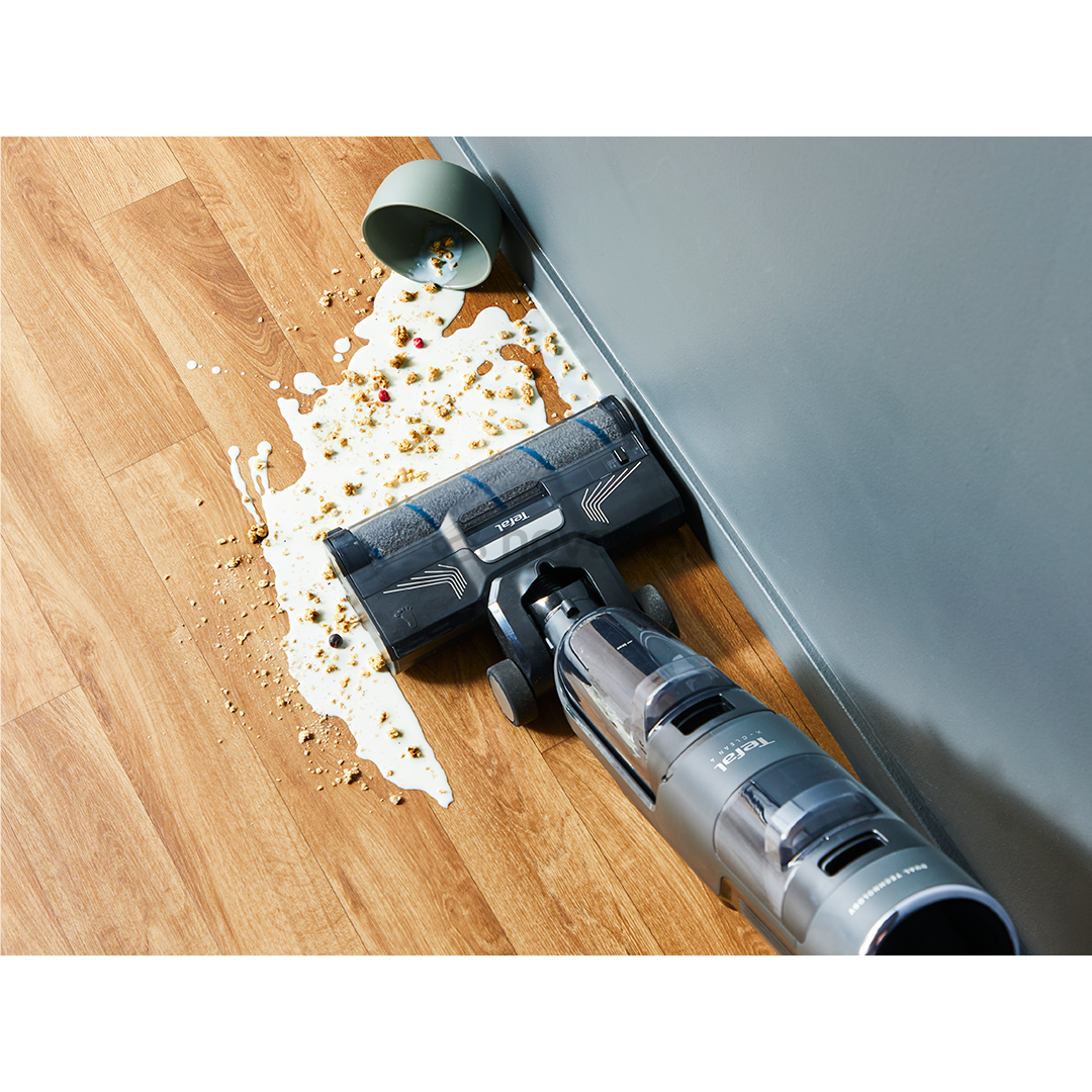 Tefal X-Clean 4, сухая и влажная уборка, серый - Беспроводной пылесос для твердых полов