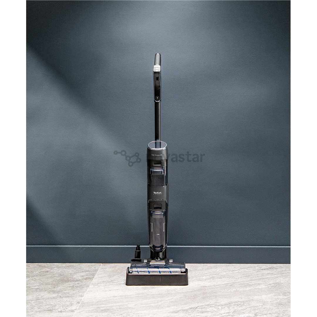 Tefal X-Clean 4, сухая и влажная уборка, серый - Беспроводной пылесос для твердых полов