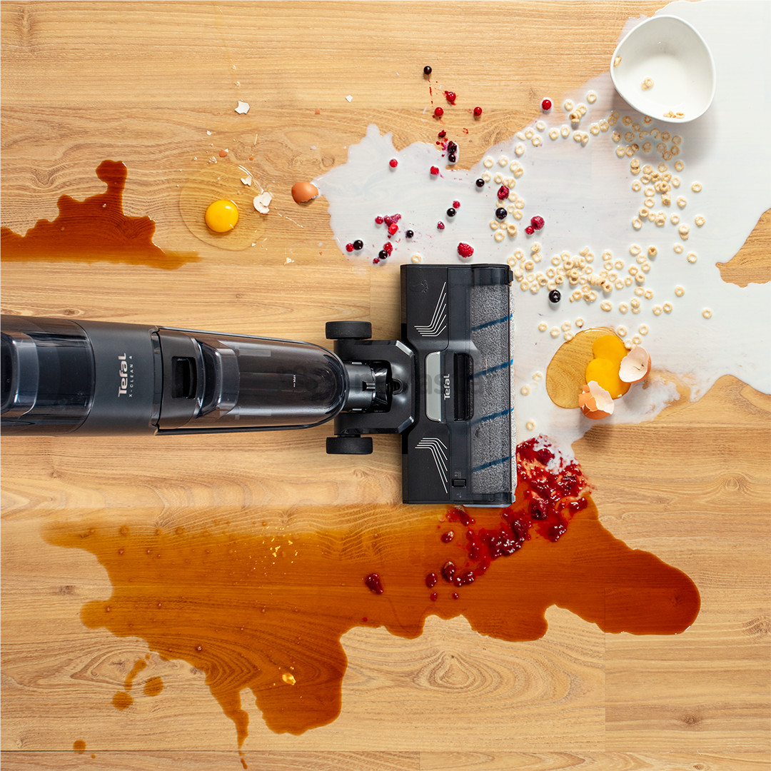 Tefal X-Clean 4, сухая и влажная уборка, серый - Беспроводной пылесос для твердых полов