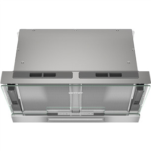 Miele, 600 m³/val., plotis 56,1 cm, skaidrus stiklas - Įmontuojamas gartraukis