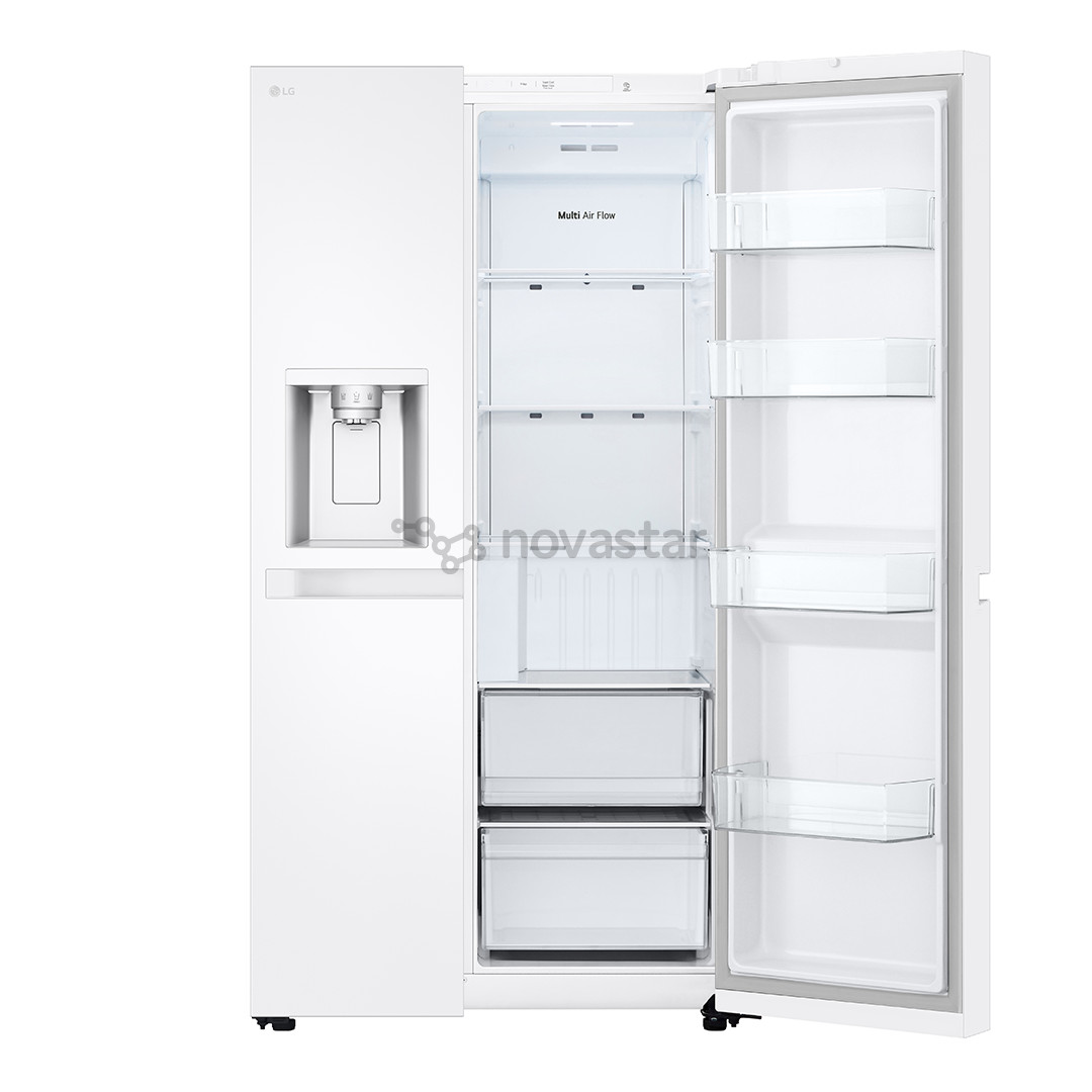 LG, Water & Ice Dispenser, 638 L, aukštis 179 cm, baltas - SBS Šaldytuvas