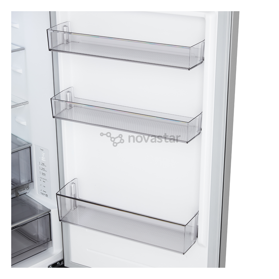 LG, NoFrost, 333 L, aukštis 186 cm, sidabro spalvos - Šaldytuvas