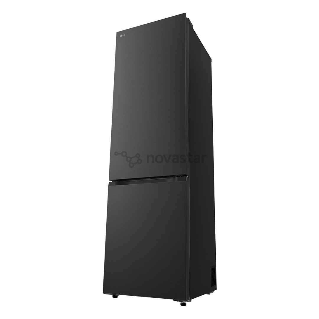 LG, NoFrost, 375 L, aukštis 203 cm, juodo nerūdijančio plieno - Šaldytuvas