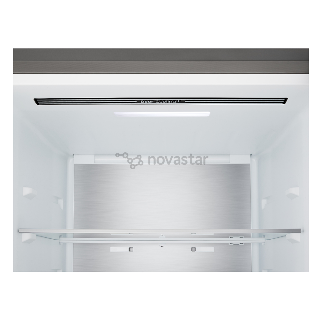 LG, NoFrost, 333 L, aukštis 186 cm, sidabro spalvos - Šaldytuvas