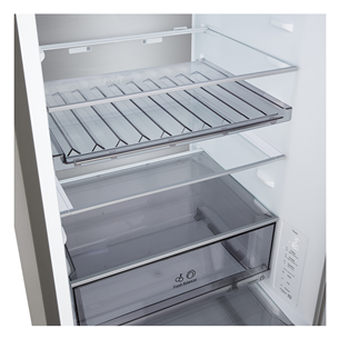 LG, NoFrost, 333 L, aukštis 186 cm, sidabro spalvos - Šaldytuvas