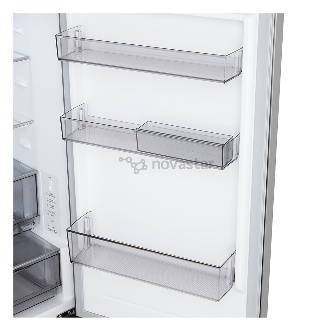 LG, NoFrost, 333 L, aukštis 186 cm, sidabro spalvos - Šaldytuvas