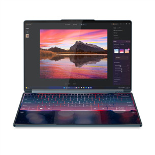 Lenovo Yoga Book 9i Gen 10, 14'', WQXGA+, OLED, 120 Hz, Ultra 7, 32 GB, 1 TB, W11P, ENG, mėlynas - Nešiojamasis kompiuteris 83KJ000BNT