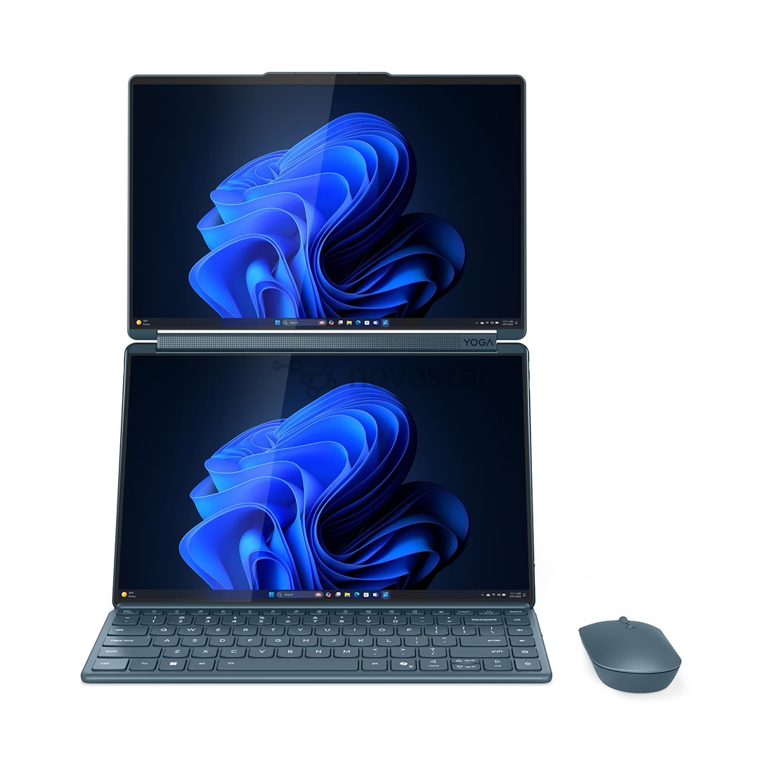 Lenovo Yoga Book 9i Gen 10, 14'', WQXGA+, OLED, 120 Hz, Ultra 7, 32 GB, 1 TB, W11P, ENG, mėlynas - Nešiojamasis kompiuteris