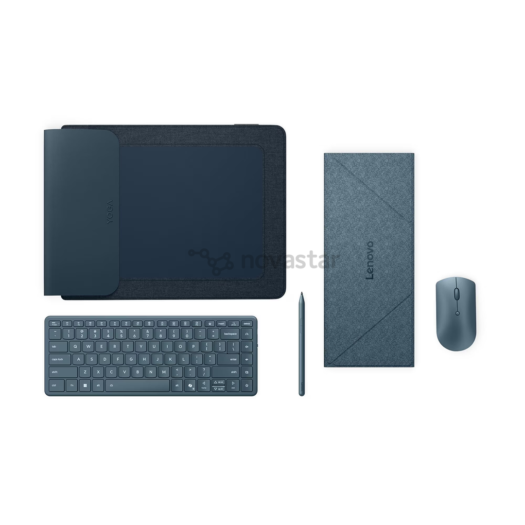 Lenovo Yoga Book 9i Gen 10, 14'', WQXGA+, OLED, 120 Hz, Ultra 7, 32 GB, 1 TB, W11P, ENG, mėlynas - Nešiojamasis kompiuteris